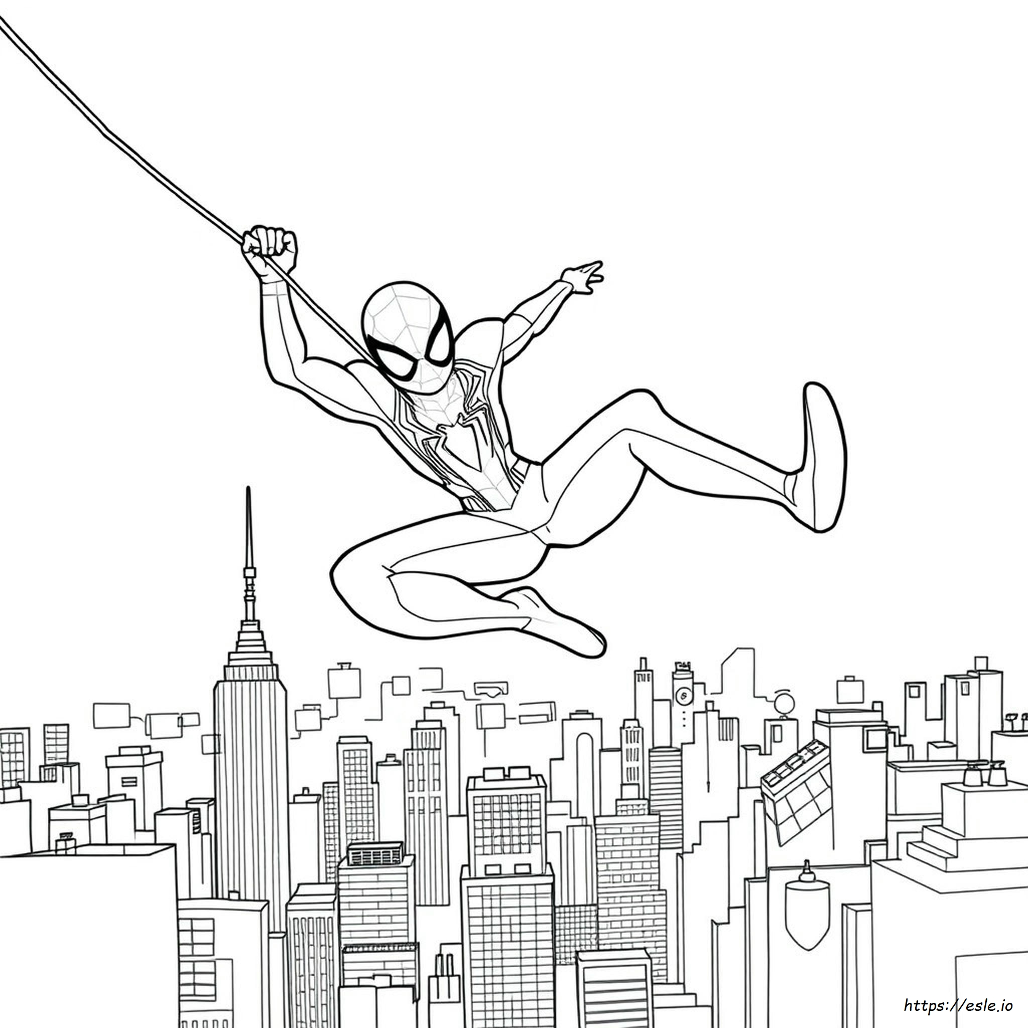 Spider Man Miles Morales Coloring Pages Printable