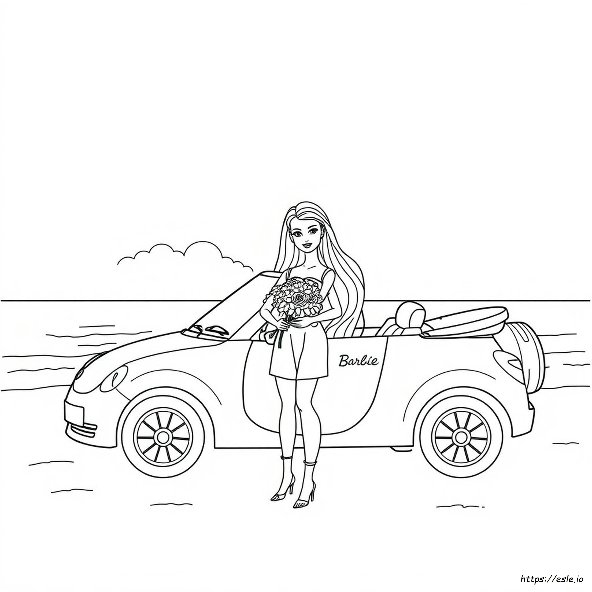 Barbie Doll For Colouring