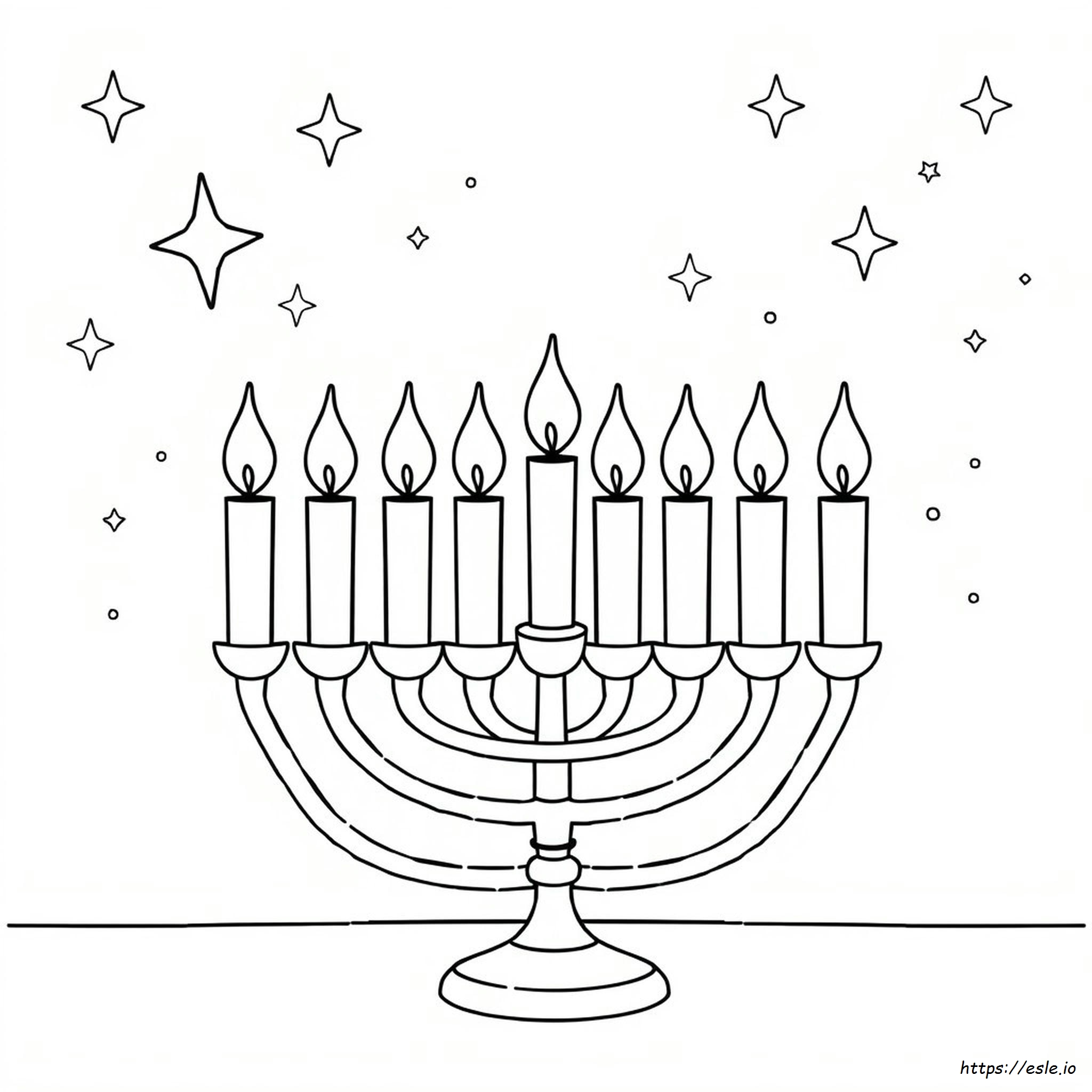 Hanukkah Colouring Pages Free