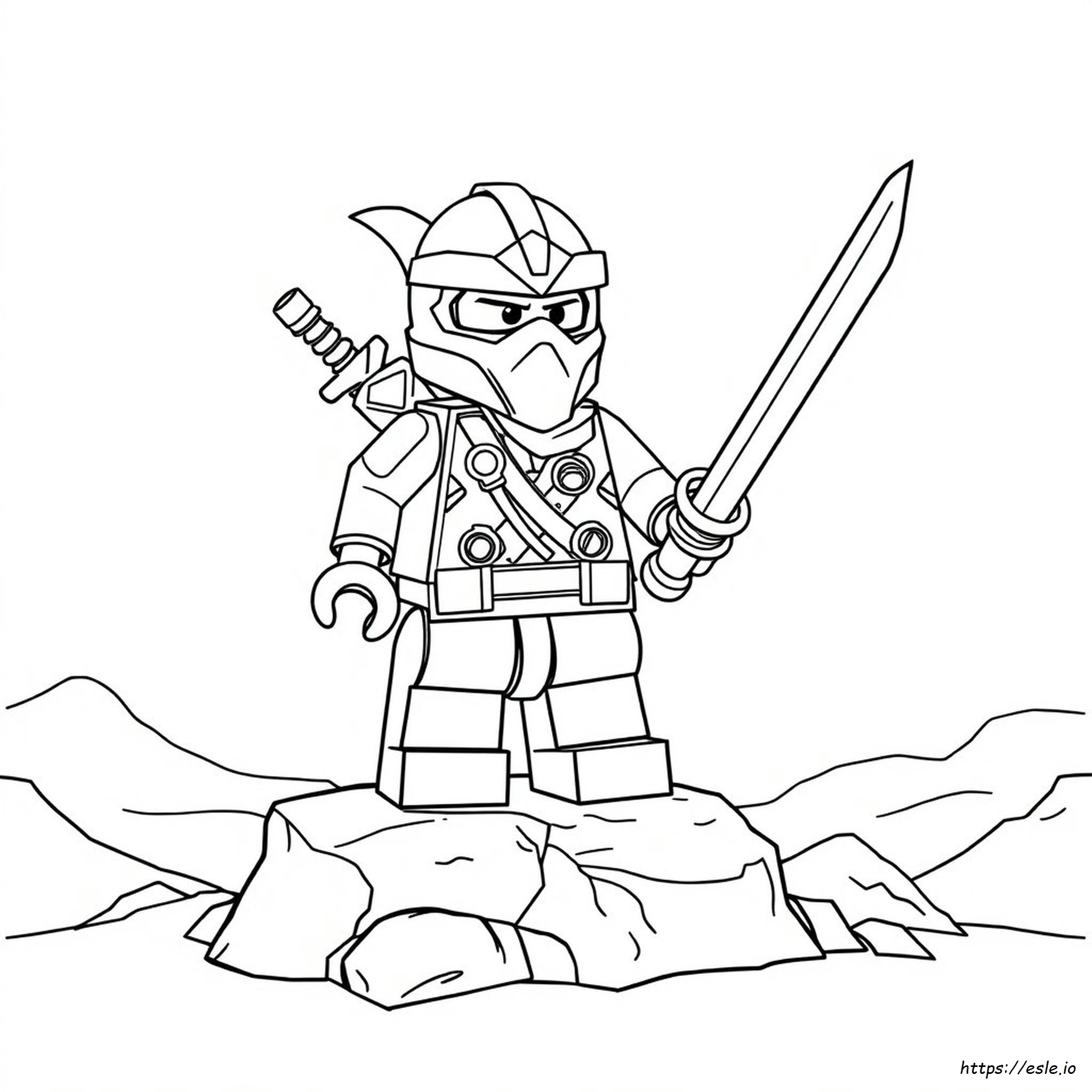 Lego Ninjago Robot Coloring Pages