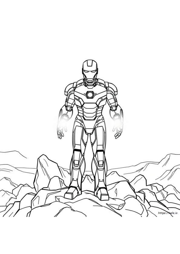 Iron Man Mark 85 Kleurplaten