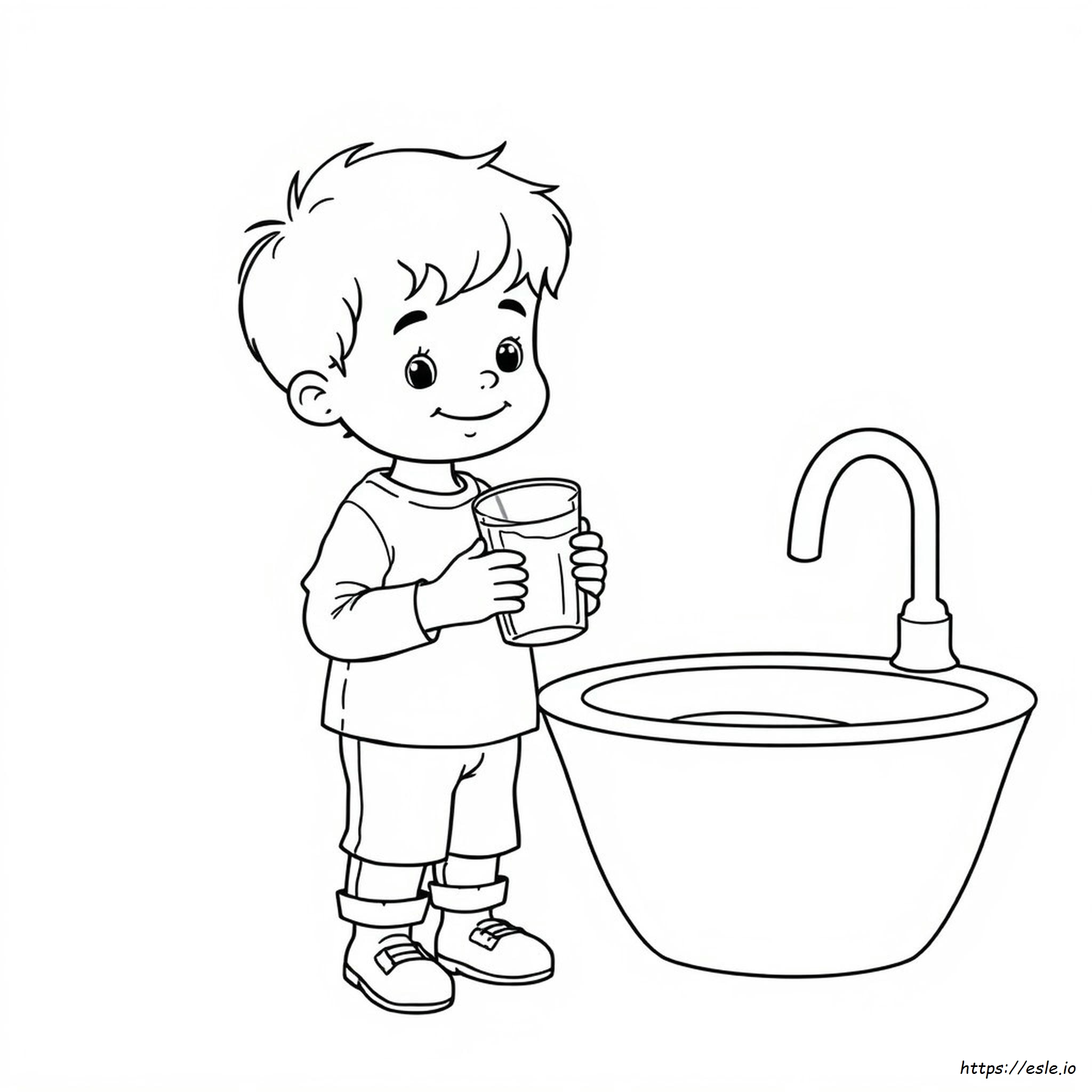 Drink Water Coloring