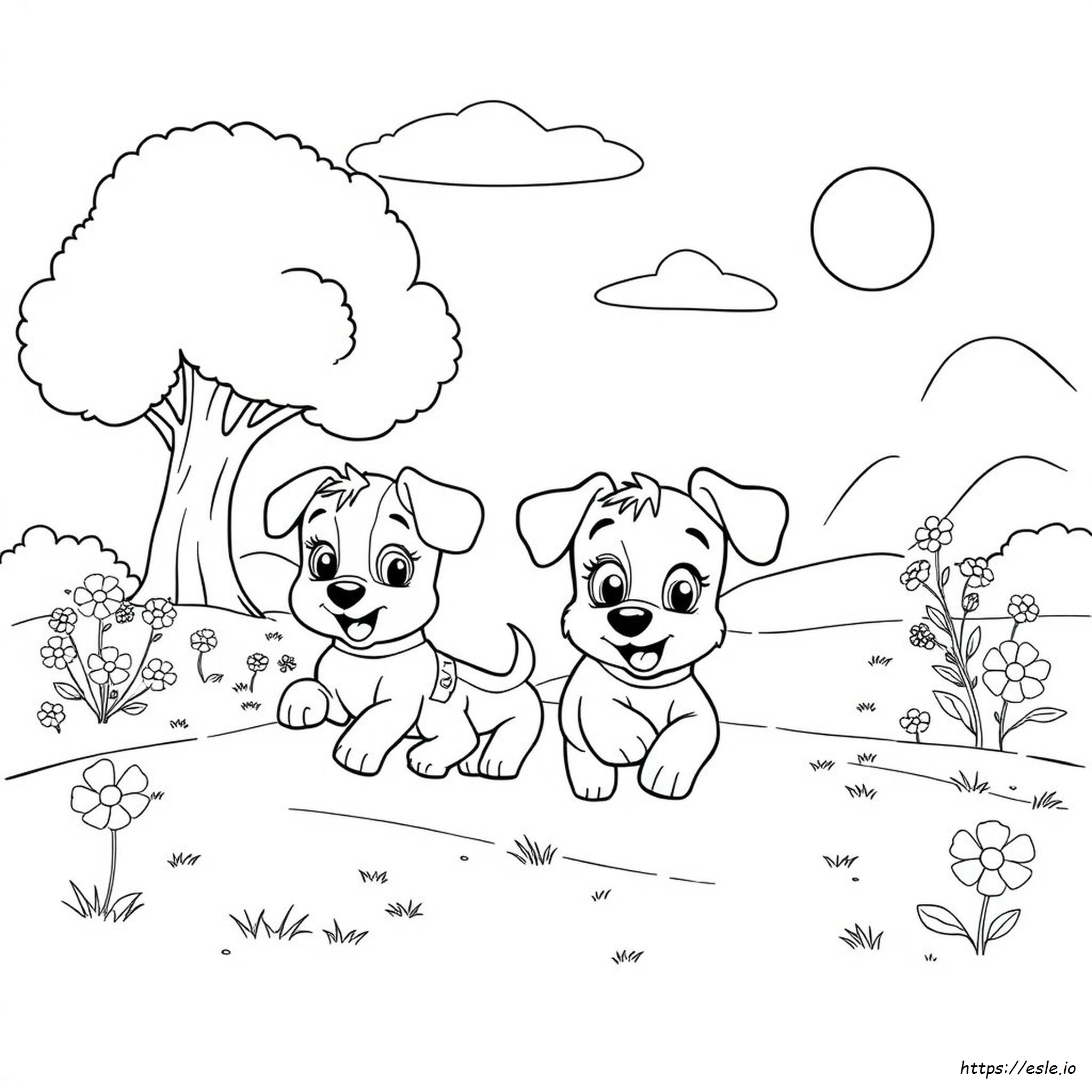 Pagina Da Colorare Di Puppy Dog Pals Keia
