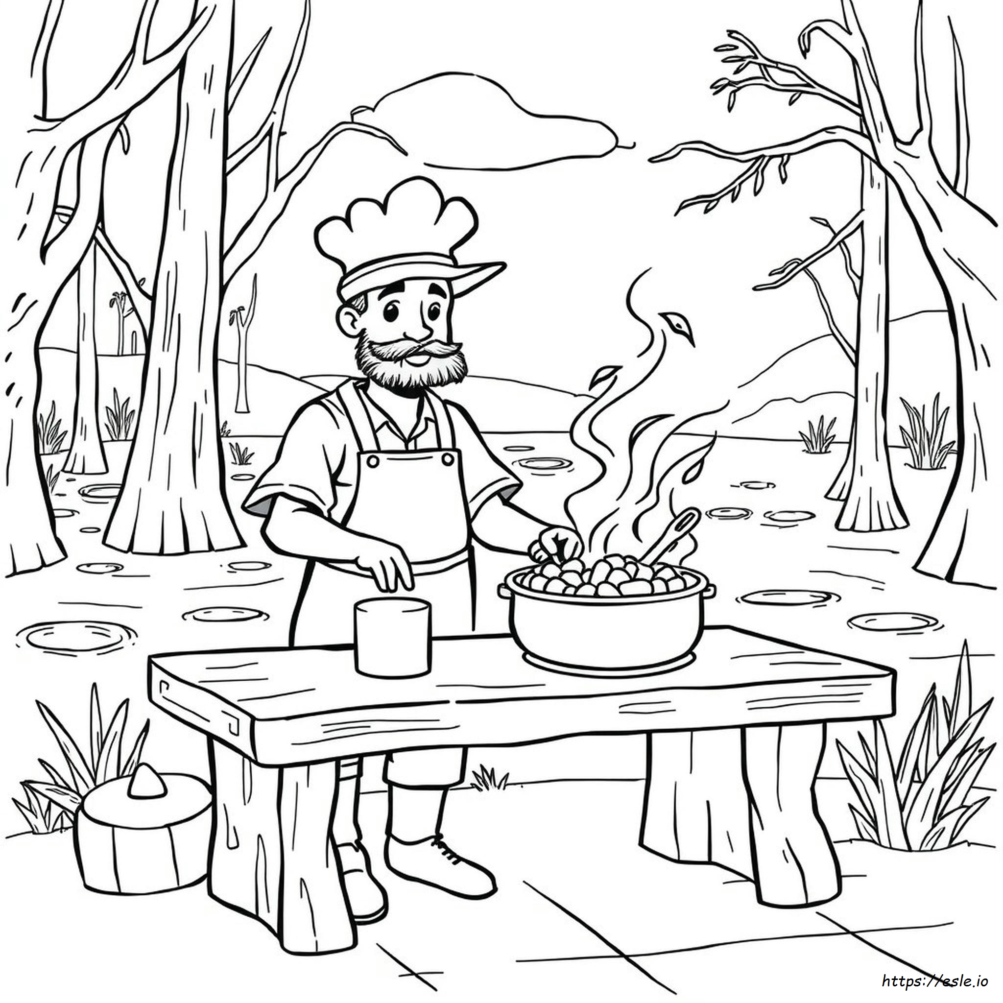 Cajun Coloring Pages