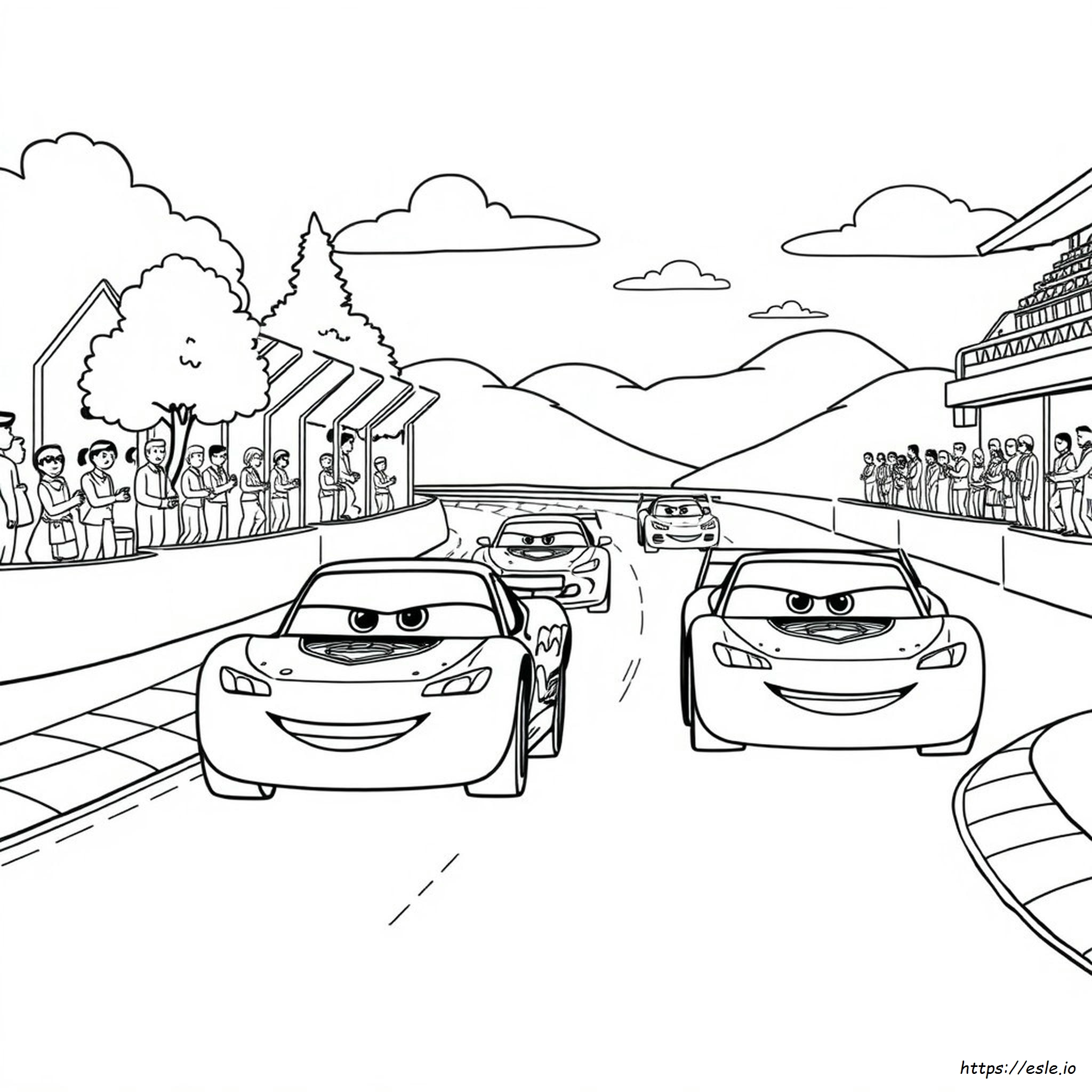Cars 3 Free Coloring Pages