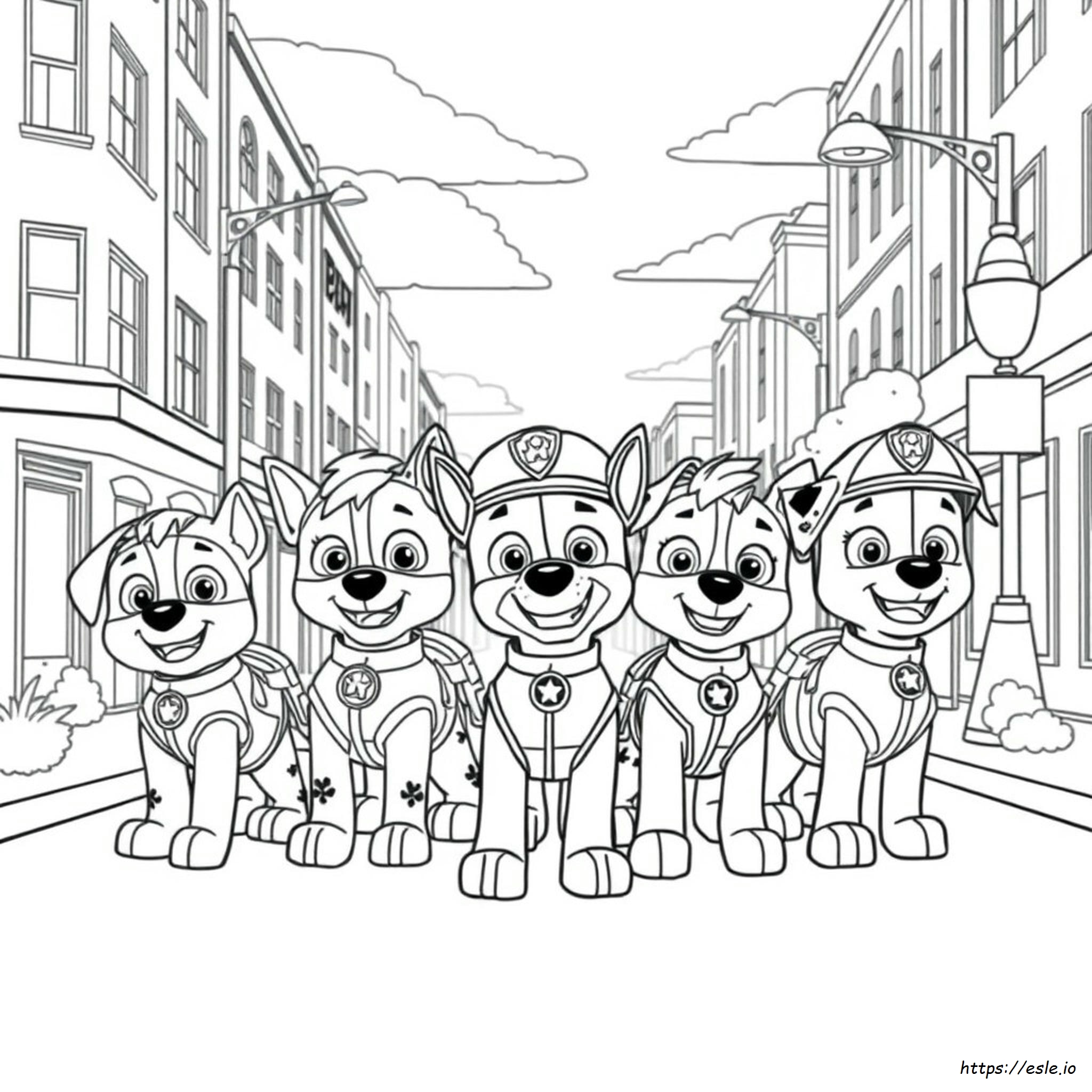 Paw Patrol Mighty Pups Movie Coloring Pages