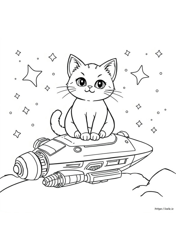 Denizkızı Kedi Boyama Sayfaları