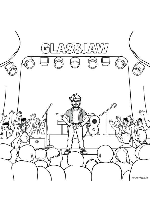 Kolorowanka Glassjaw