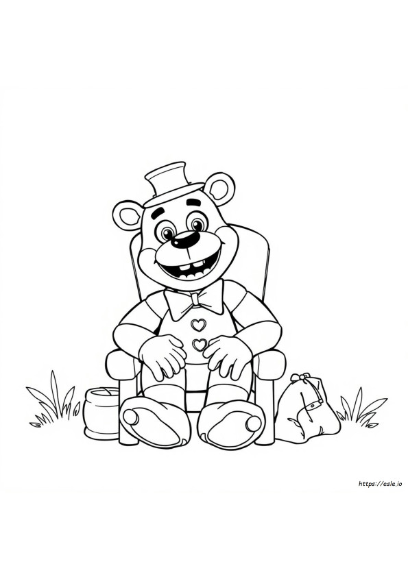 Kész Freddy Színező Oldalak