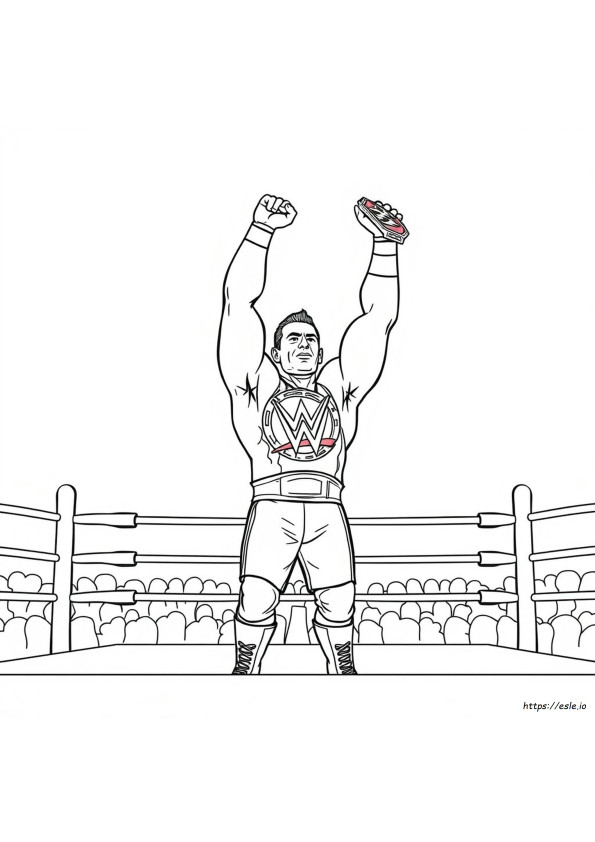 Coloriage John Cena