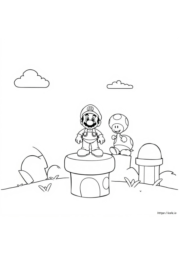 Coloriages Mario Et Ses Amis
