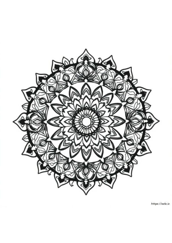 Mandalas Indios Para Colorear