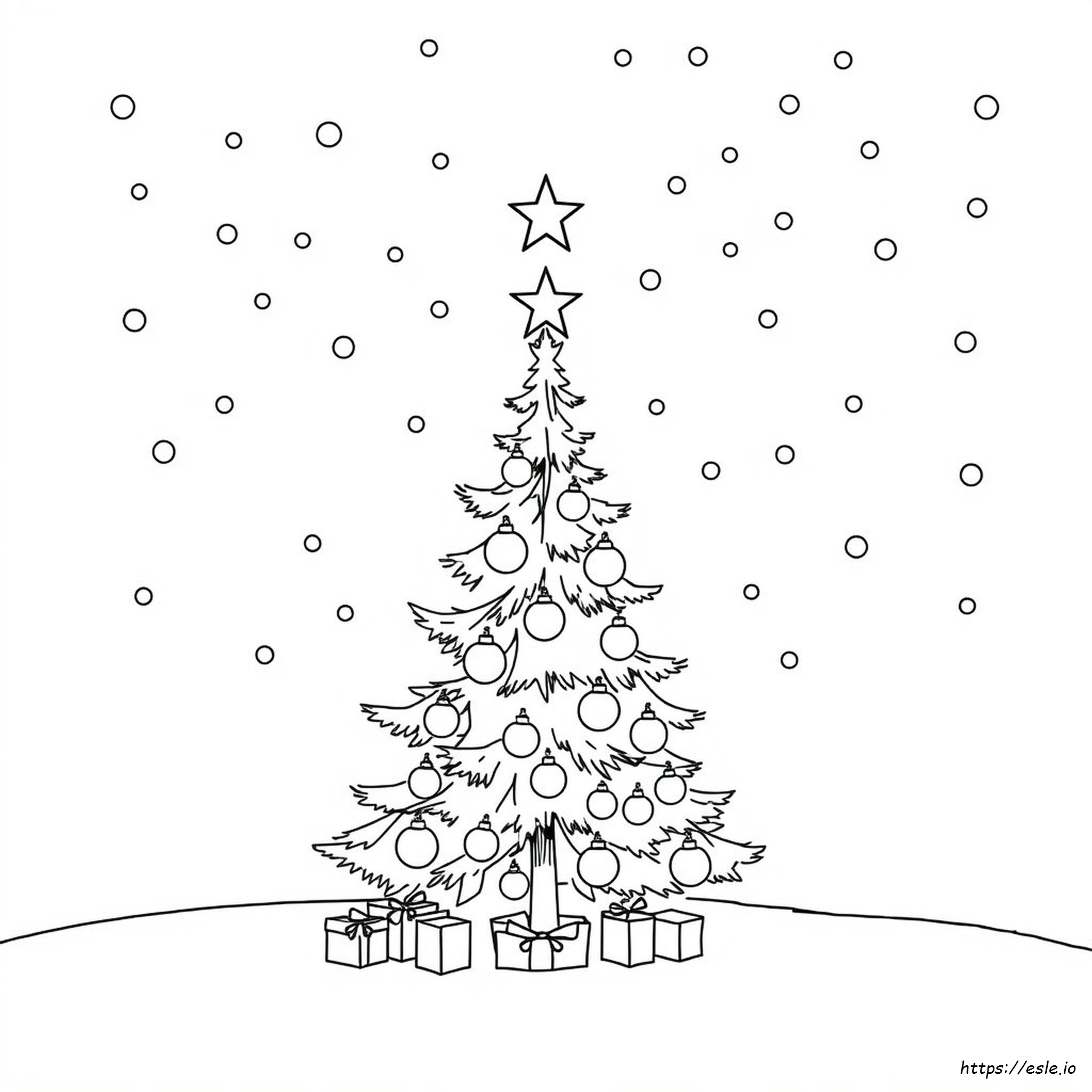 Colouring Sheet Christmas