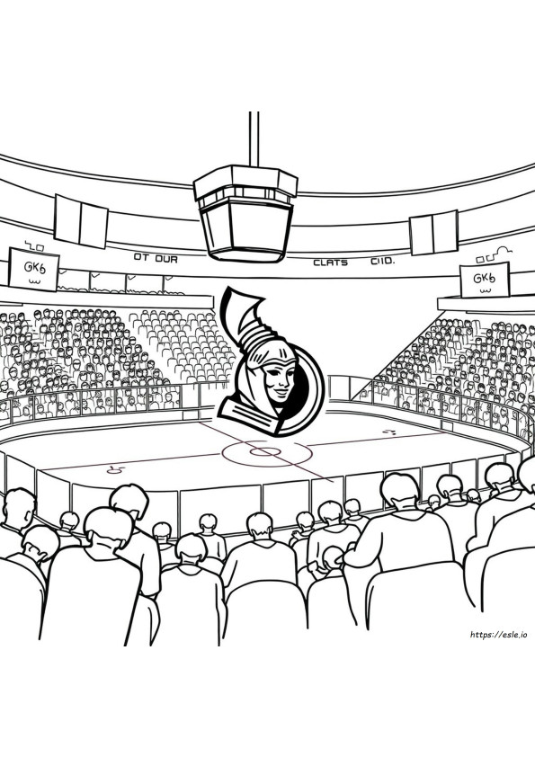 Halaman Mewarnai Ottawa Senators