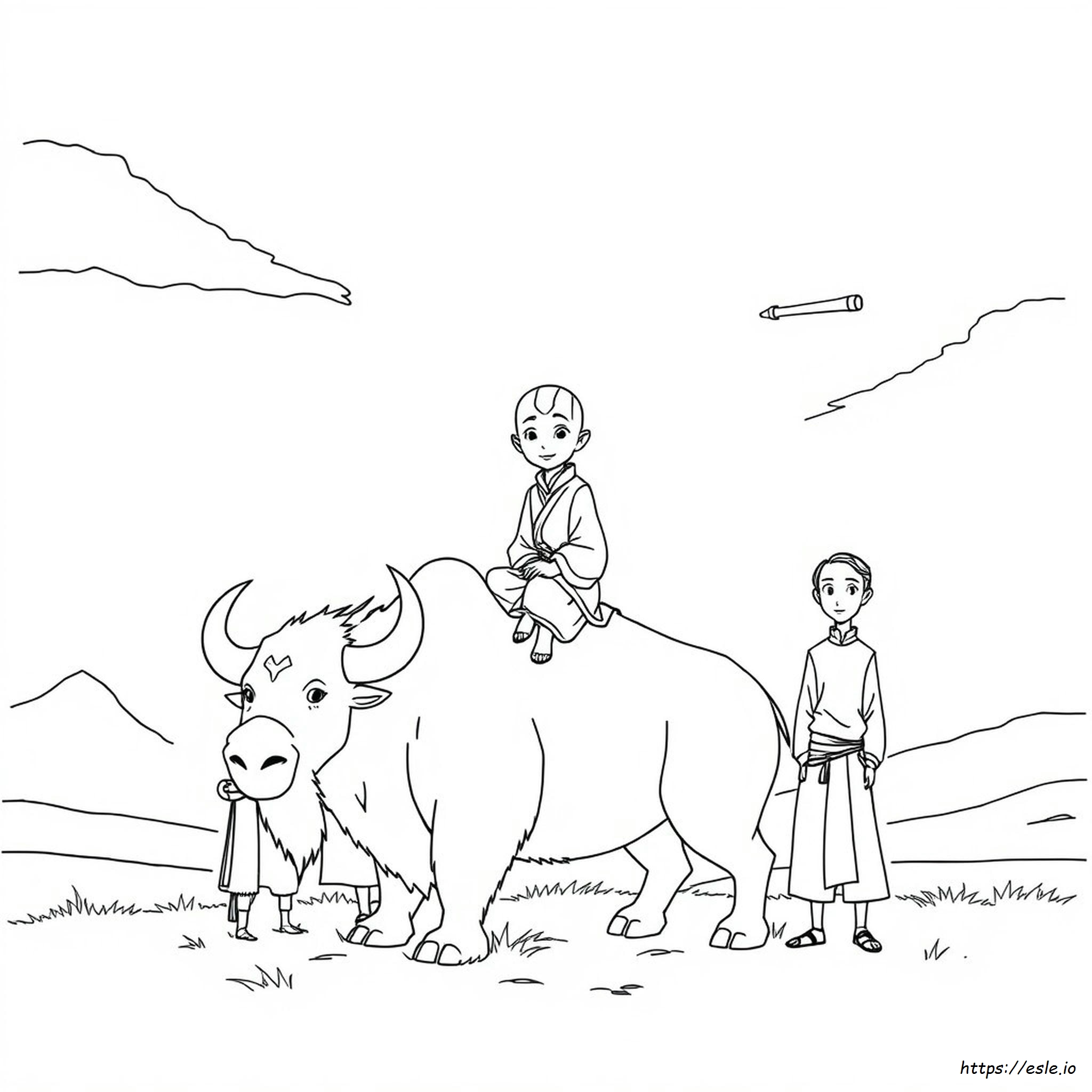 Avatar The Last Airbender Coloring Pages Free Printable