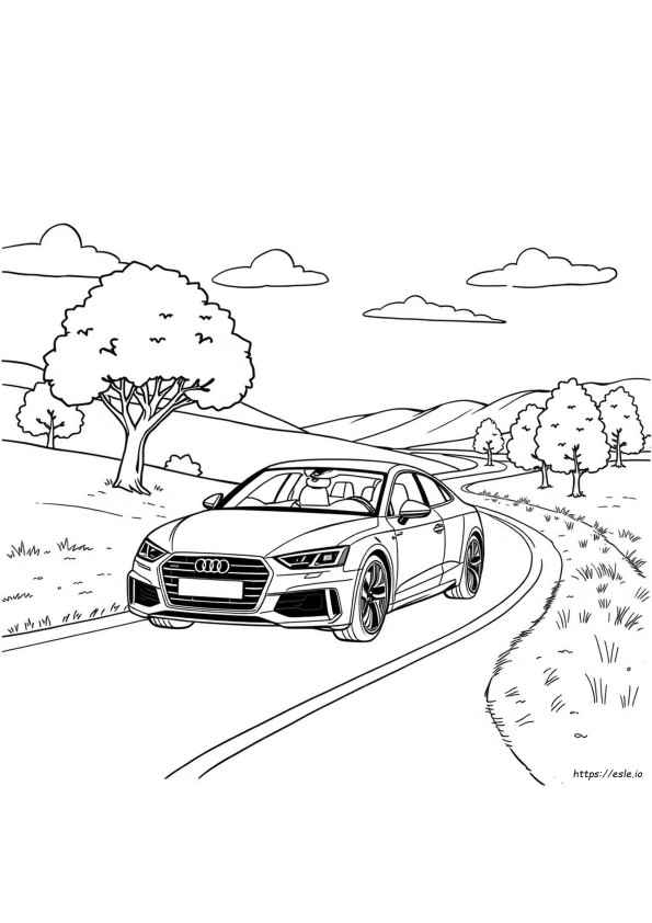 Audi Kleurplaten