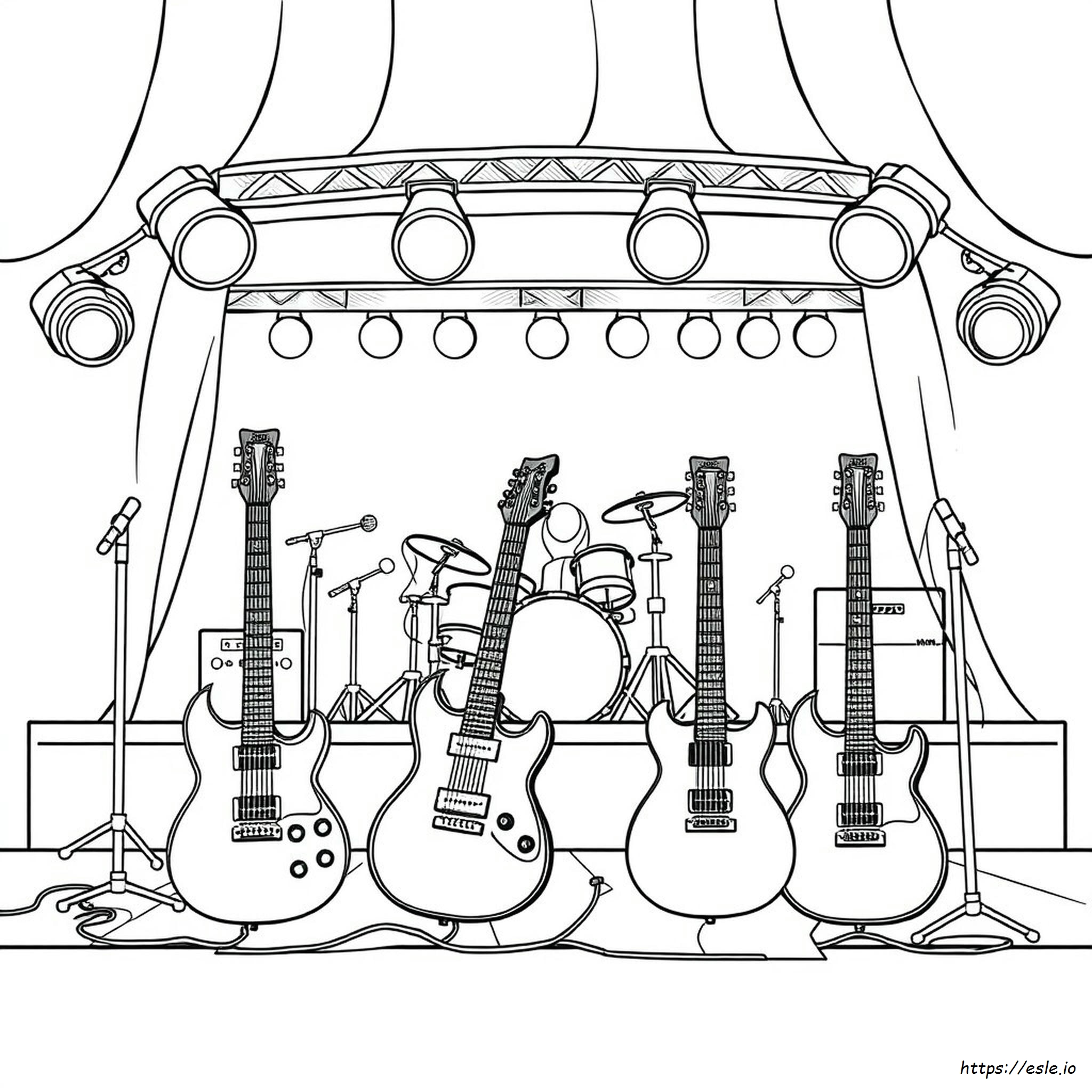Rock And Roll Ausmalbilder Zum Ausdrucken