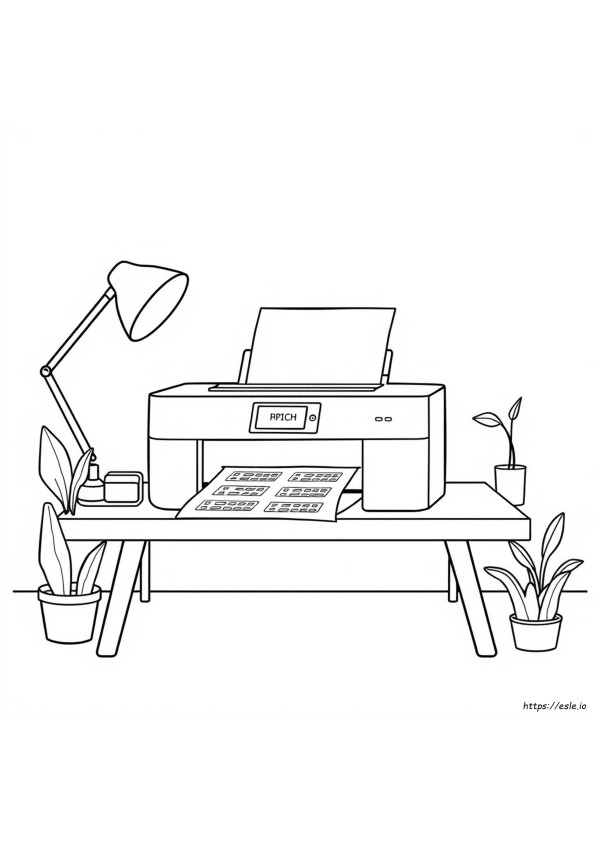 Halaman Tes Printer Warna Brother