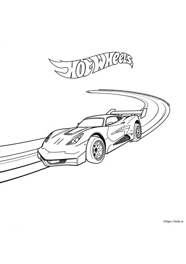 Hot Wheels Gambar Mewarnai Kolorowanka