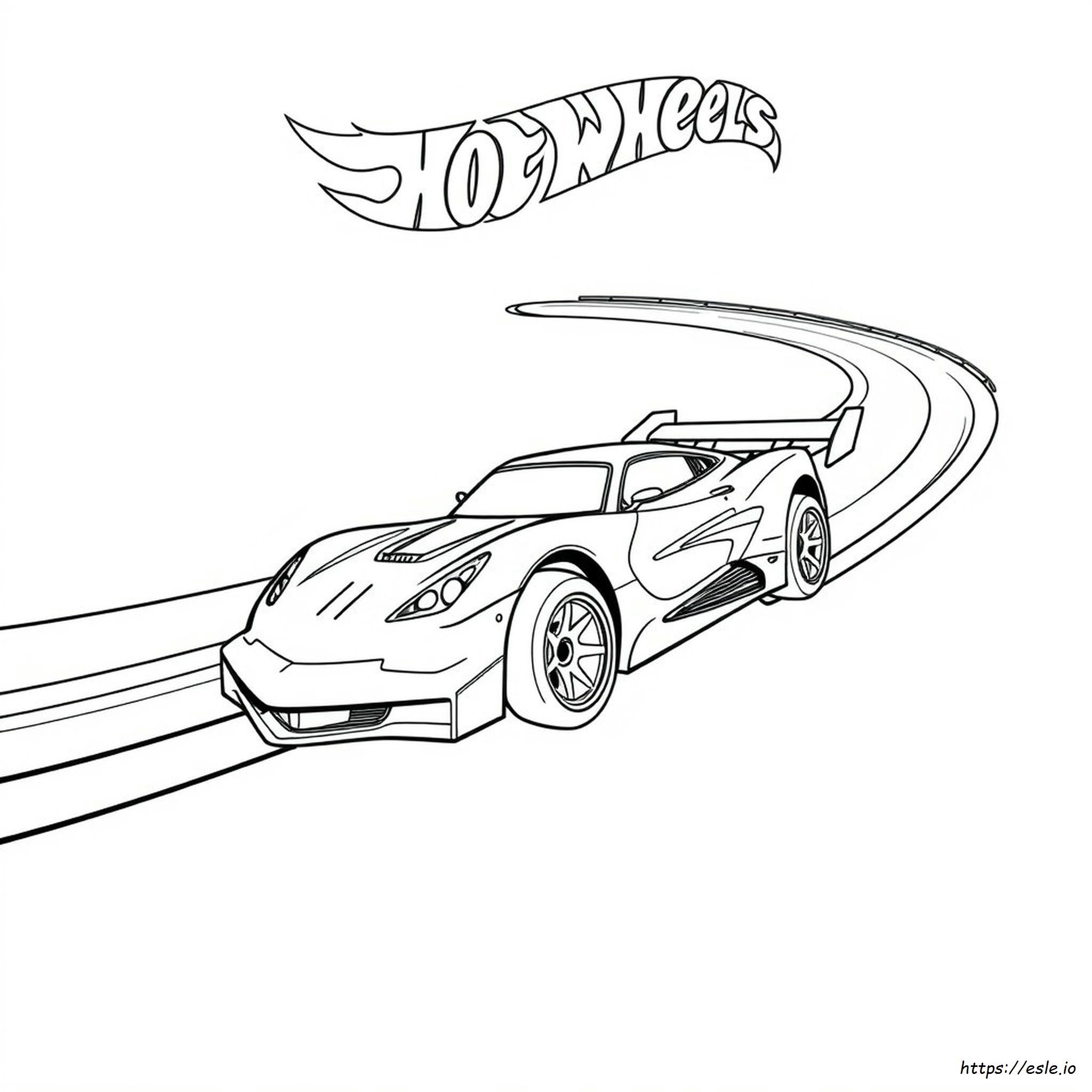 Hot Wheels Para Colorear Kolorowanka