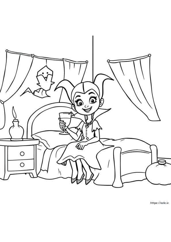 Vampirina De Colorat De Printat