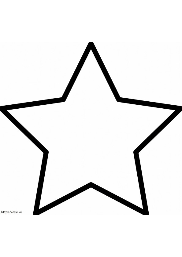 Csillag kifestő