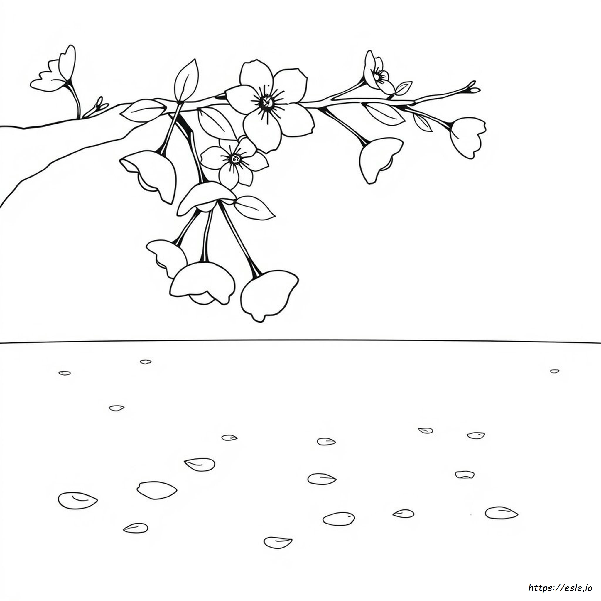 Kawaii Cherry Coloring Pages