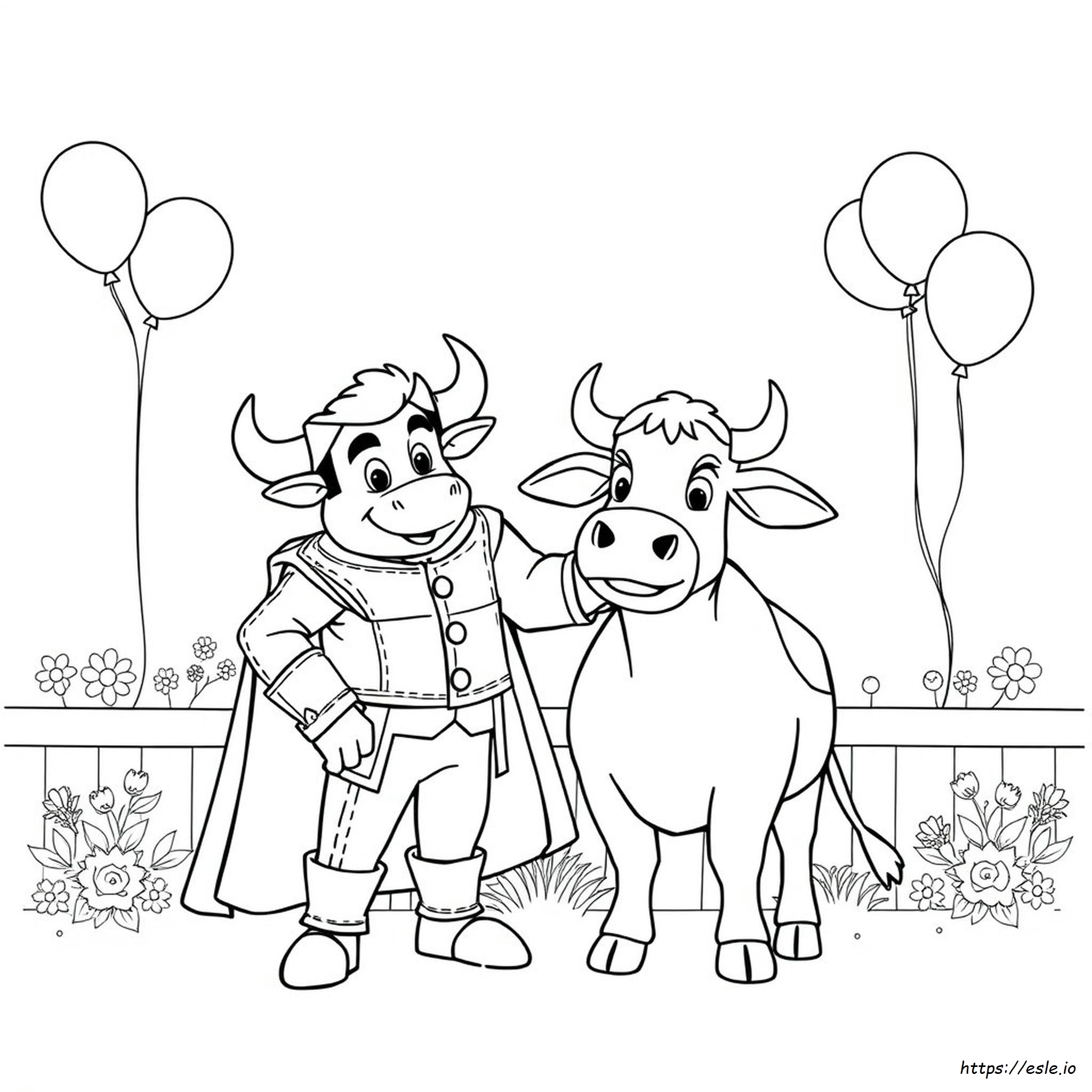 Ferdinando Il Toro: Disegni Da Colorare