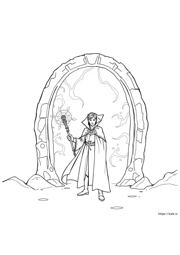 Doctor Strange Kleurplaat