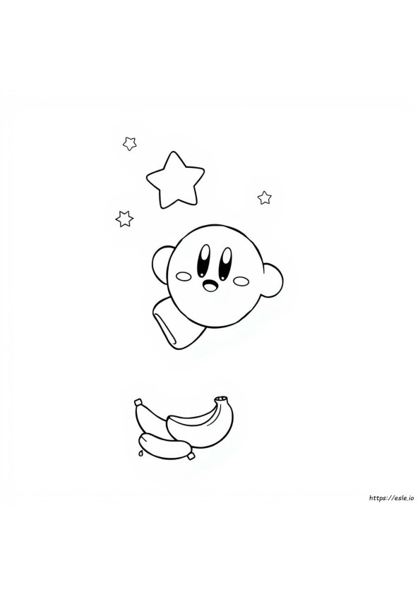 Hoja De Kirby Para Colorear