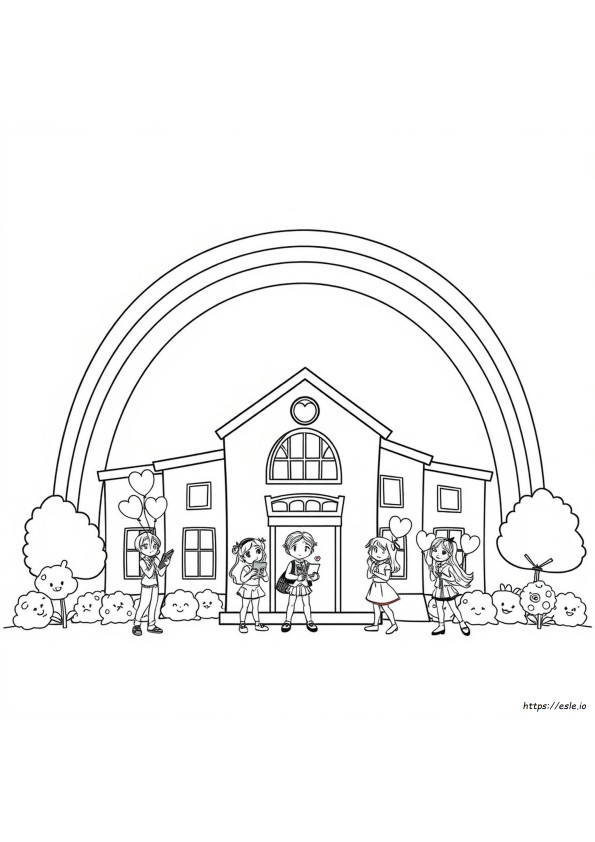 Pagini De Colorat Gratuite Rainbow High