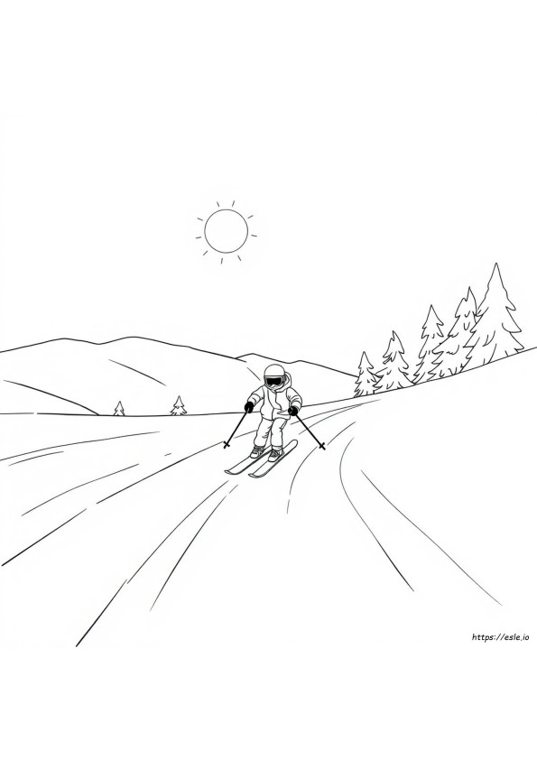 Schi Desene De Colorat