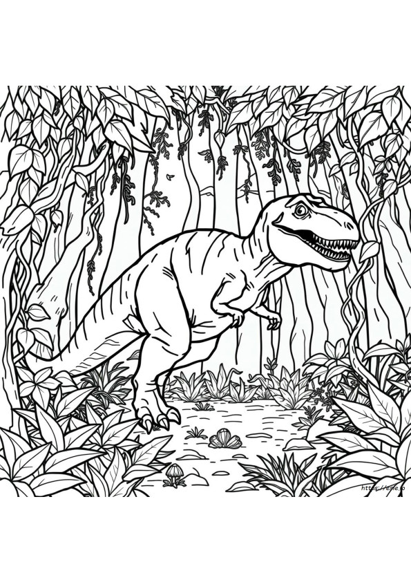 Indominus Rex Colouring