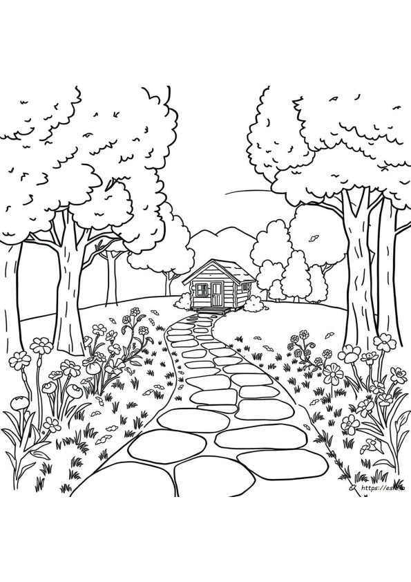 Caminho Para Colorir