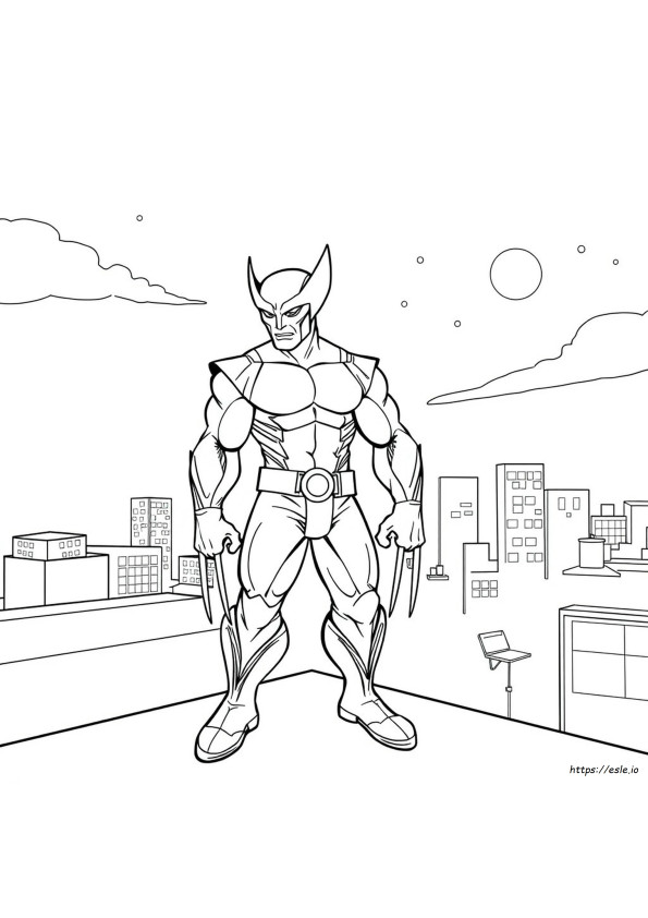 Wolverine X-Men Kleurplaten
