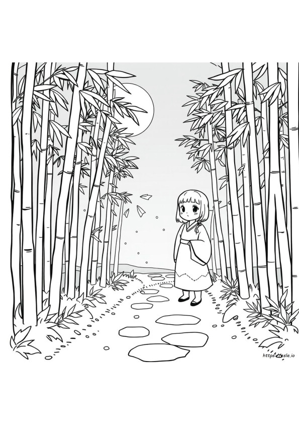 Nezuko Para Colorir