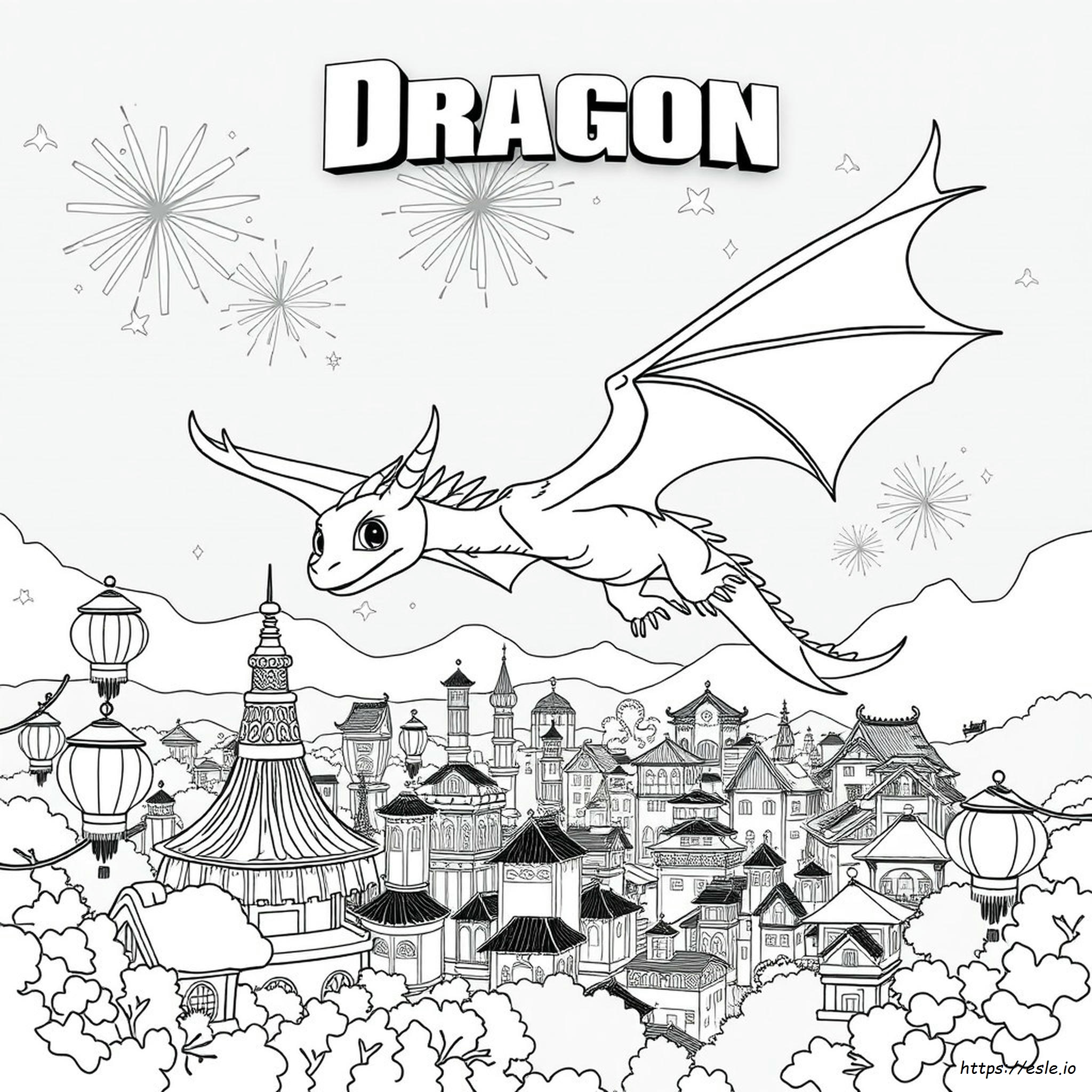 Wish Dragon - Disegni Da Colorare Del Film