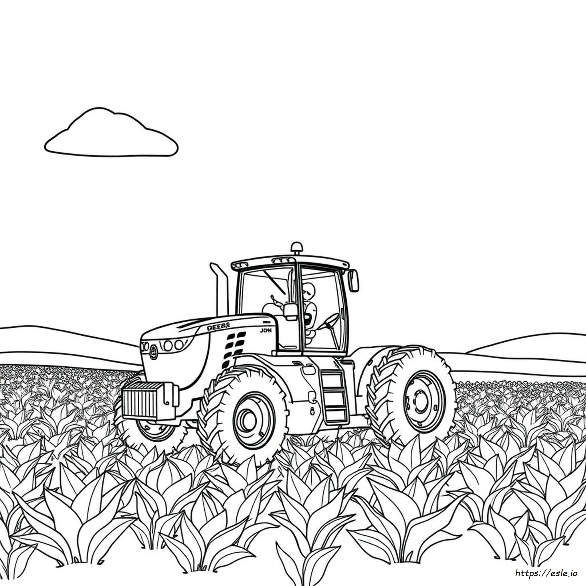 John Deere Colouring Pictures