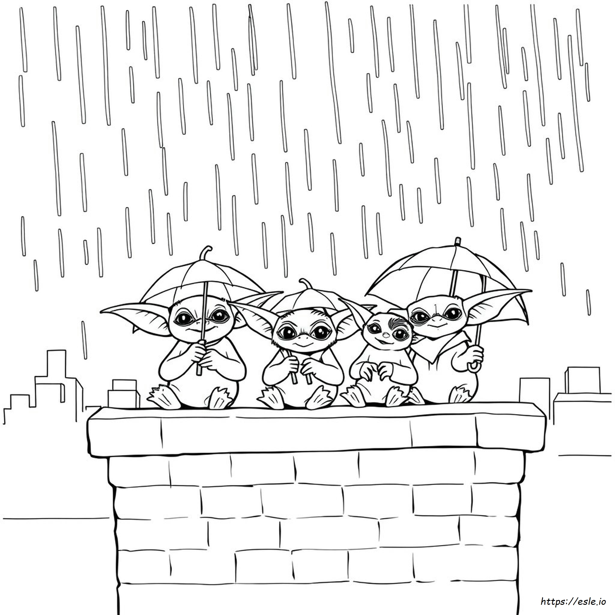 Free Printable Gremlin Coloring Page
