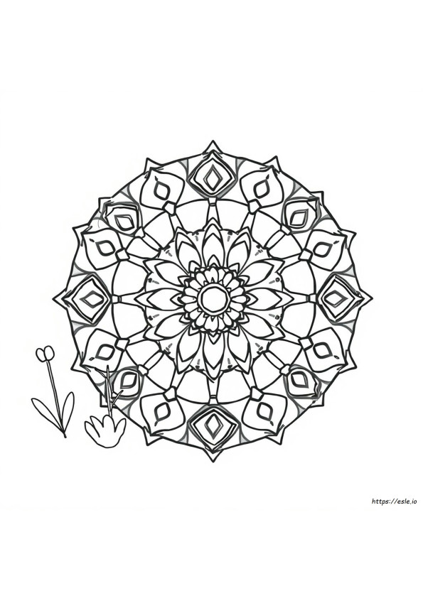 Mandalas Fáciles Para Colorear
