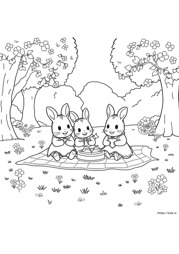 Sylvanian Színező Oldalak