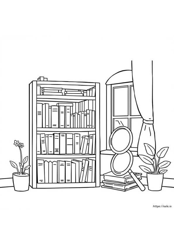 Boek Tracker Kleurplaat