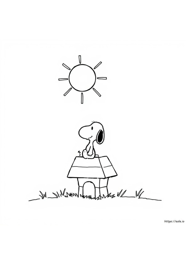 Snoopy Színező Oldalak Nyomtatása