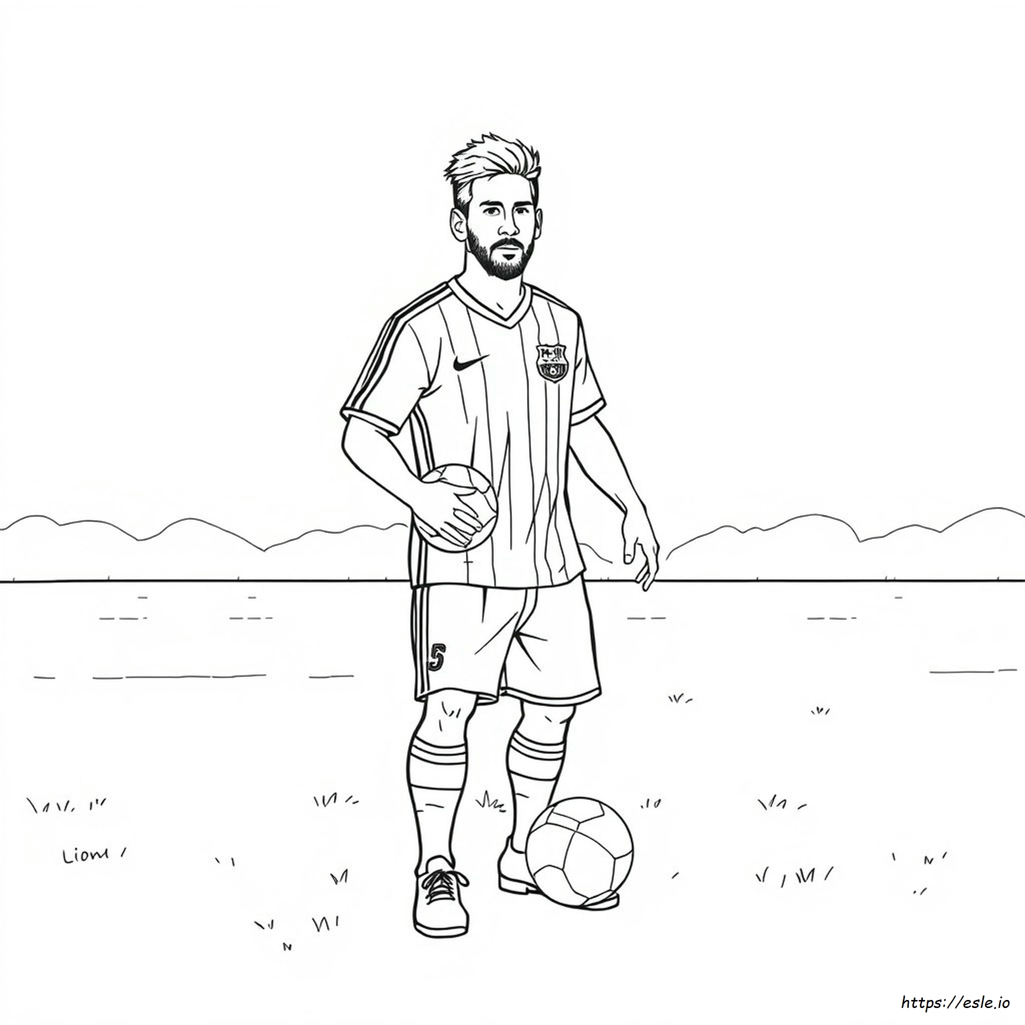 Lionel Messi Da Colorare