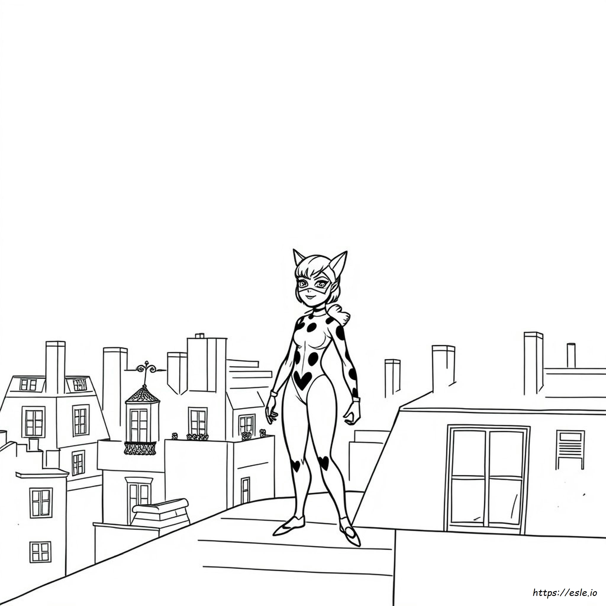 Miraculous Ladybug And Cat Noir Coloring Pages