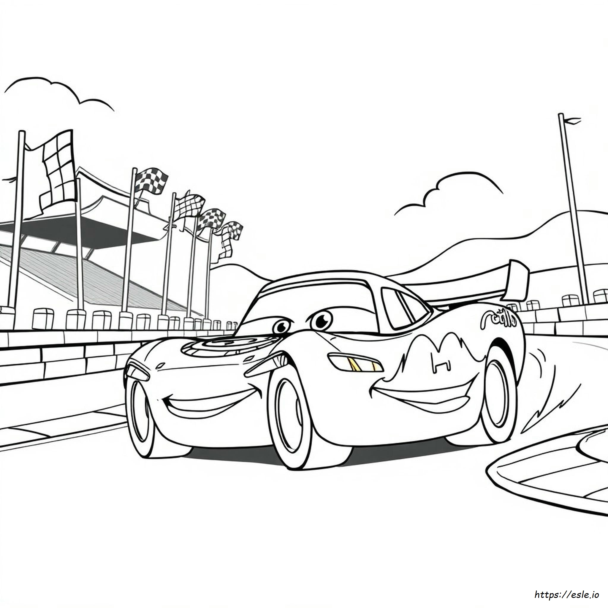Mcqueen Car Colouring Pages