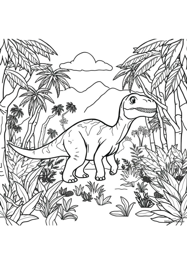 Planse De Colorat Jurasic