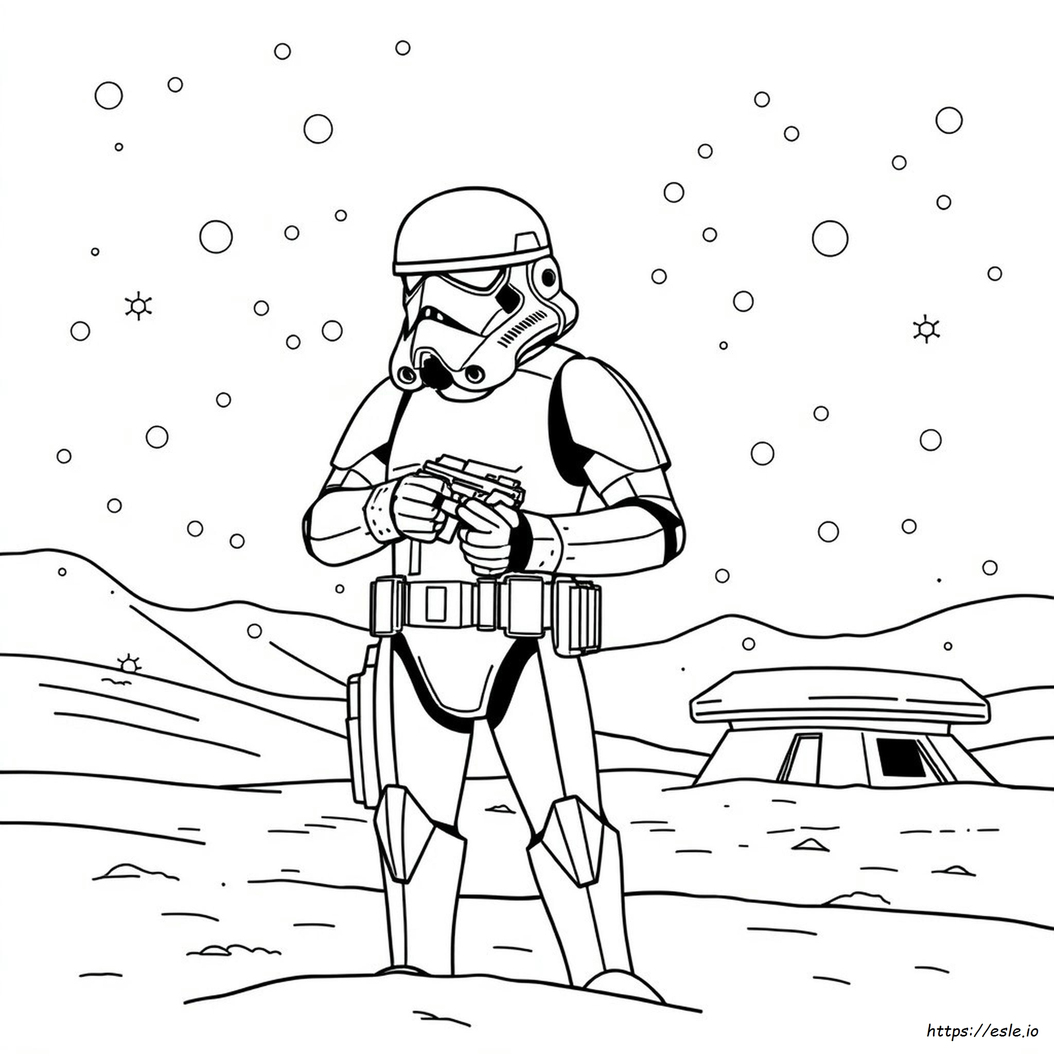 First Order Storm Trooper Coloring Page