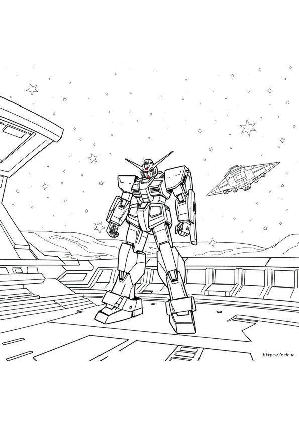 Mobile Suit Gundam Gundam Kleurplaten