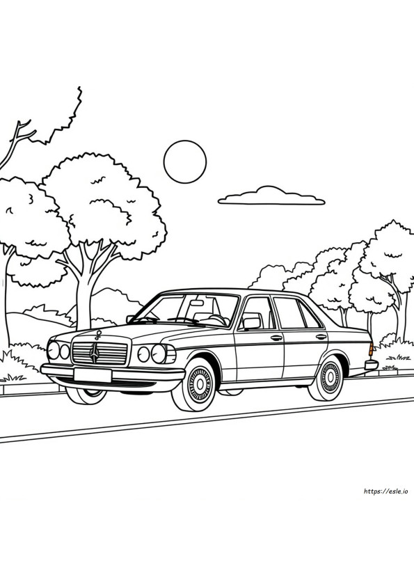 Mercedes-Benz Värityskuvat Tulostettava